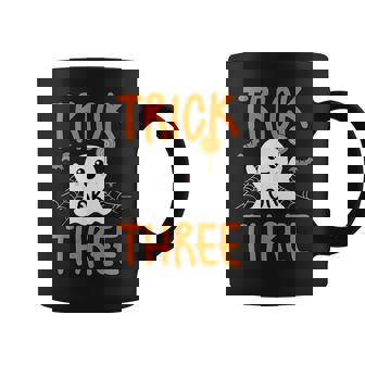 Trick Or Three Theme Halloween 3Rd Birthday Party Spooky Coffee Mug - Thegiftio UK