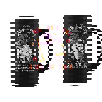 Trick Or Treat Brush Your Th Retro Halloween Cute Dentist Coffee Mug - Thegiftio UK