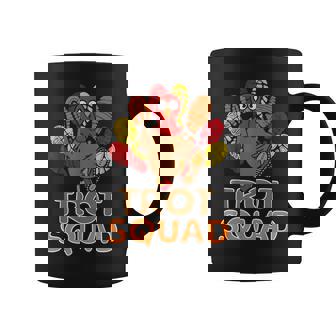Trot Squad Running Turkey Trot Family Thanksgiving Runners Coffee Mug - Seseable