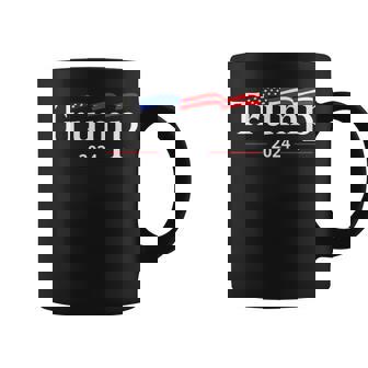 Trump 2024 Flag On Back Take America Back Trump Flag 45 47 Coffee Mug - Monsterry