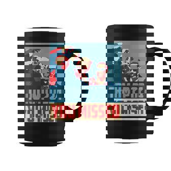 Trump Disparó 2024 Te Perdiste El Mayordomo Sangrante Pa Trump Taza de café - Regaloses