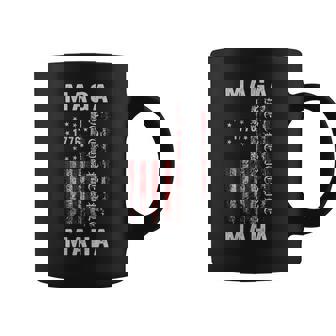 Trump Kennedy Maga Maha 2024 Flag Vintage American President Coffee Mug | Mazezy