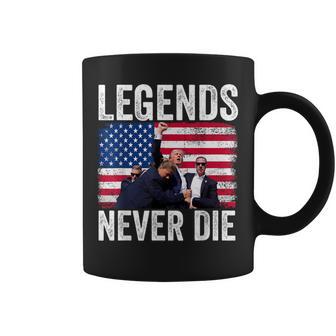 Trump Legends Never Die Trump Assassination Red Tassen - Geschenkecke