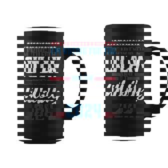 Trump Vance 2024 Outlaw Hillbilly Vintage Us Flag Coffee Mug | Mazezy