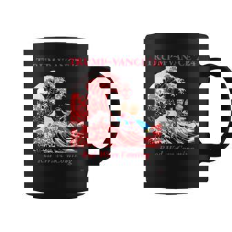 Trump Vance '24 Red Wave Coming Coffee Mug - Seseable