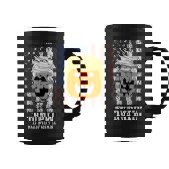 Trumpkin Patriotic Halloween Coffee Mug - Monsterry