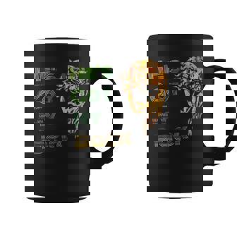 Trust In God He's Got My Back Christian Graphic Print Coffee Mug - Monsterry
