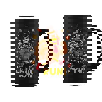 Turkey Run Costume Thanksgiving Running Turkey Trot Coffee Mug - Monsterry