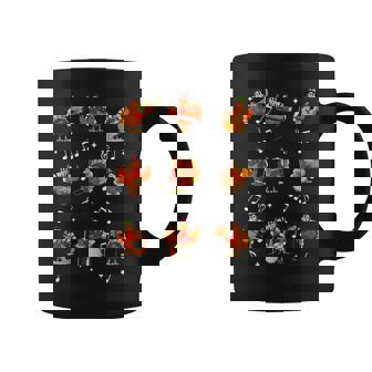 Turkey Squad Music Note Music Teacher Thanksgiving Coffee Mug - Thegiftio