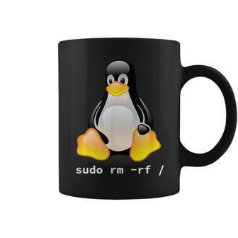 Tux Linux Penguin Sudo Rm -Rf Computer Science Tassen - Geschenkecke