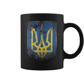 Ukraine Flag Crest Flag Logo Ukraine Tassen - Geschenkecke