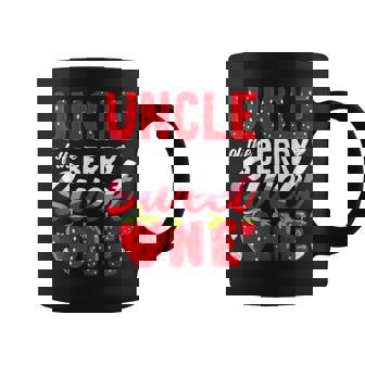 Uncle Of The Berry Sweet One Strawberry 1St Birthday Coffee Mug | Seseable UK