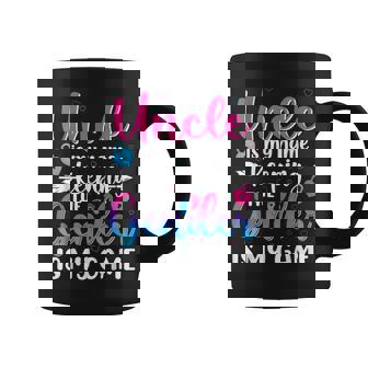 Uncle Is My Name Keeping The Gender Is My Game Reveal Baby Coffee Mug - Monsterry