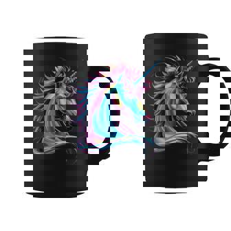 Unicorn Colorful Tie-Dye Unicorn Horse Coffee Mug | Seseable UK