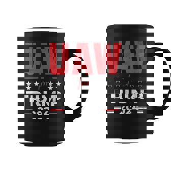 United Auto Workers For Trump 2024 Uaw Red Strike For Trump Coffee Mug | Mazezy