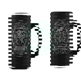 Universidad Miskatonic Horror Cósmico Cthulhu Cuello Taza de café - Regaloses