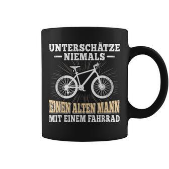 Unterschätze Niemals Ein Alten Mann Bicycle Cyclist Tassen - Geschenkecke