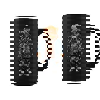Urban Hip Hop Novelty Graphic Teddy Bear Coffee Mug | Seseable UK