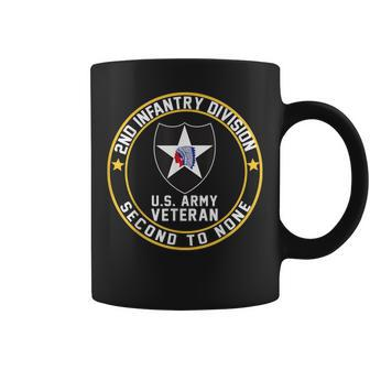 Us Veteran Military 2Nd Infantry Division Second To None Coffee Mug - Monsterry DE