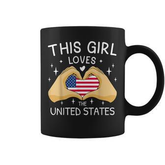 Usa Flag American Flag Heart Slogan America Usa Tassen - Geschenkecke