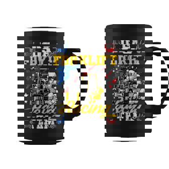 Usa Forklift Racing Team Forklift Operator Coffee Mug - Monsterry
