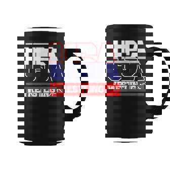 Usa Team Wrestling & American Sports Coffee Mug | Mazezy