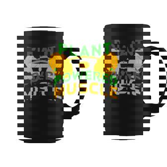 Vegan Vegetarian Plant Pumpkin Bodybuilding Lift Weights Premium Graphic Print Coffee Mug - Monsterry