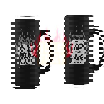 Ver Impresión Trasera Idle Fury Fuego Tatuaje Japonés Tigre Taza de café - Regaloses