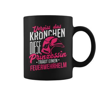 Vergiss Krönchen Princess Fireman Helmet Tassen - Geschenkecke