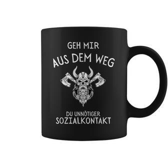 Viking Geh Mir Aus Dem Weg Du Unnötiger Sozialkontakt G Tassen - Geschenkecke