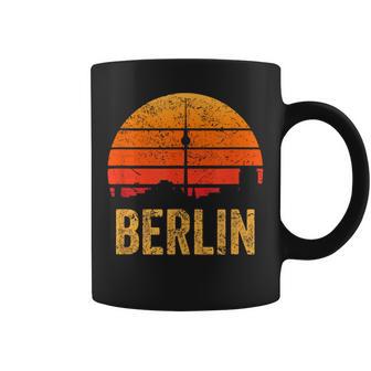 Vintage 80S Retro Berlin Silhouette Skyline Souvenir Tassen - Geschenkecke