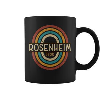 Vintage 8200 Rosenheim Retro Alte Postleitzahl Tassen - Geschenkecke