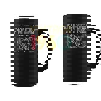 Vintage Born 1960 60Th Birthday Retro 60 Years Old Coffee Mug - Thegiftio UK