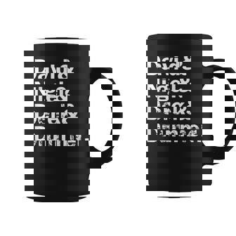 Vintage Names X Spinal Tap David Nigel Derek Drummer Coffee Mug - Monsterry