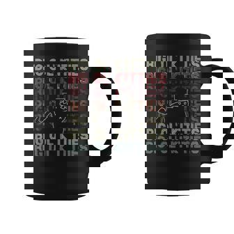 Vintage Ol' Kitties Funny Retro Style Gift For Cat Lovers Graphic Print Coffee Mug - Monsterry