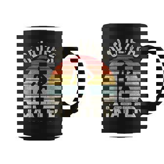 Vintage Retro Old Lives Matter Elderly Graphic Print Coffee Mug - Monsterry