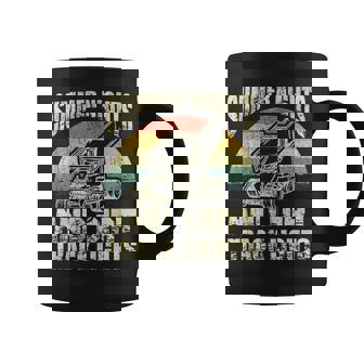 Vintage Retro Summer Nights And Dirt Track Lights Coffee Mug - Monsterry