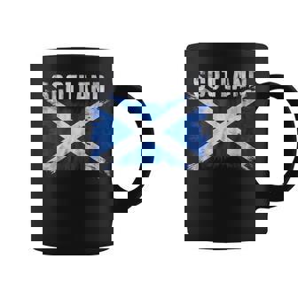 Vintage Scotland Uk Scottish Flag Pride Coffee Mug - Thegiftio