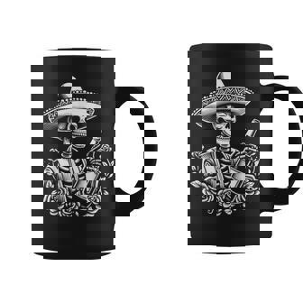 Vintage Skeleton Tequila Mexico Dia De Los Muertos Coffee Mug - Seseable