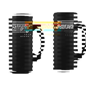 Vintage Sunset Stripes Doughboy Nebraska Coffee Mug - Monsterry