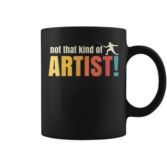 Vintage Swordmanship Fencing Sport Fencer Swordplay Duel Graphic Print Coffee Mug - Monsterry