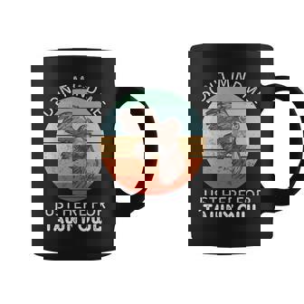 Vintage Tawny Owl Don't Mind Me Just Here For Tawny Owl Premium Graphic Print Coffee Mug - Monsterry