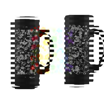 Vintage Wildflower Lgbtq Floral Rainbow Flower Pride Lgbt Coffee Mug - Monsterry