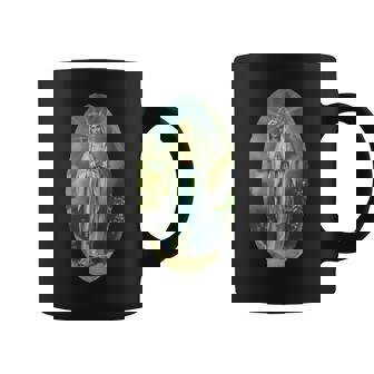 Virgen María De Lourdes Regalo Cristiano Para Hombre Taza de café - Regaloses