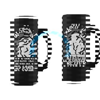 Volleyball Dad Like A Regular Dad But Cooler Volleyball Men Coffee Mug - Monsterry