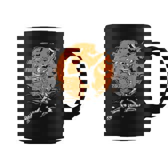 Volleyball Skeleton Volleyball Player Halloween Coffee Mug | Mazezy