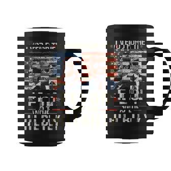 I Voted For The Felon And The Hillbilly 2024 Trump Vance Coffee Mug - Thegiftio UK