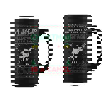 All I Want For Christmas Is A Camel Ugly Sweater Coffee Mug | Mazezy