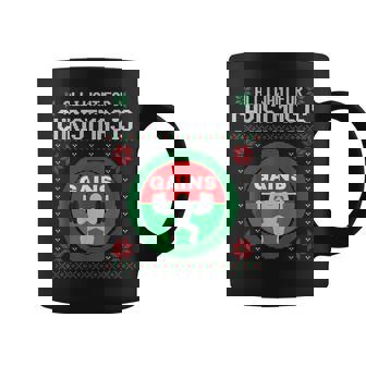 All I Want For Christmas Is Gains Gym Ugly Xmas Sweater Fun Coffee Mug - Seseable