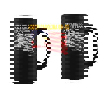 Warship USS North Carolina BB-55 Battleship Veterans Father Graphic Print Coffee Mug - Monsterry